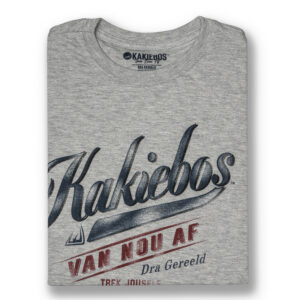 KORT MOU T-HEMP -  Grys Melange