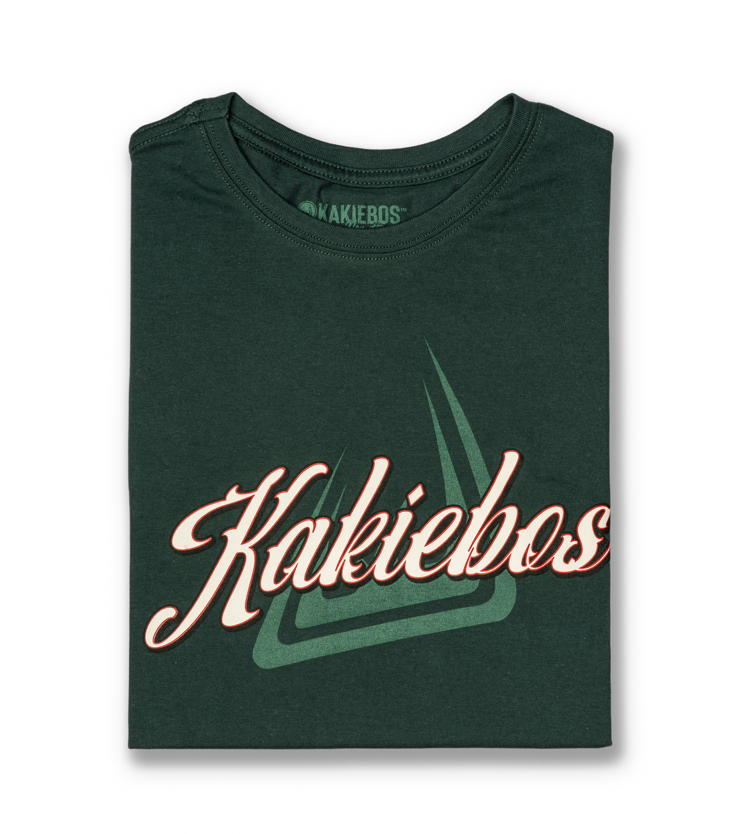 KORT MOU T-HEMP - Forest Groen