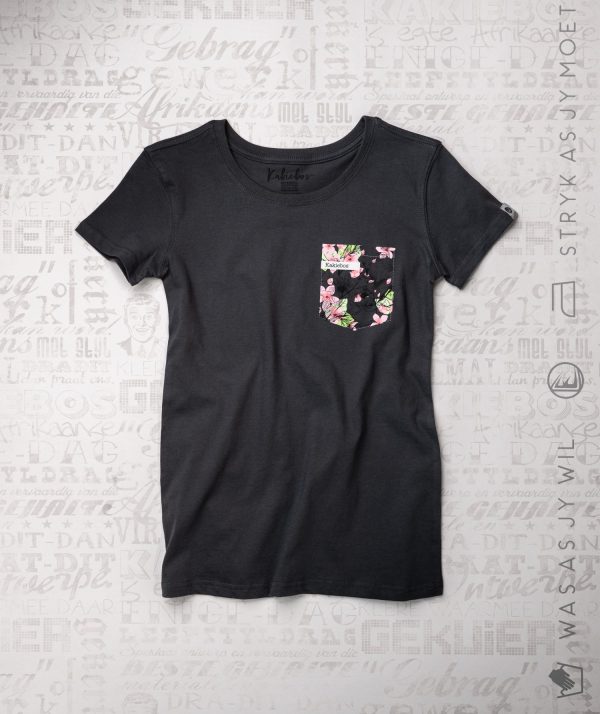 KBLT011 Kort Mou T-hemp - Asphalt