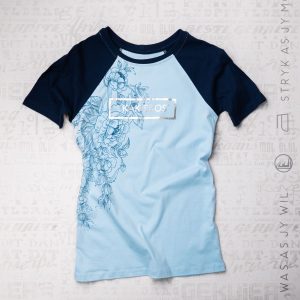 KBLT018 Kort Mou T-hemp - Bliss Baby /Navy