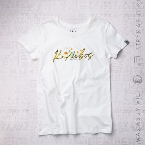 KBLT027 Kort Mou T-hemp - Whisper Wit