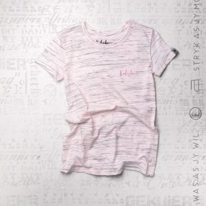 KBLT048 KORT MOU T-HEMP - Pienk
