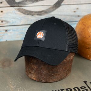 KBMH100 / 6 Panel Baseball Trucker Cap / Swart