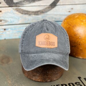 KBMH103 / 6 Panel Baseball Cap / Charcoal