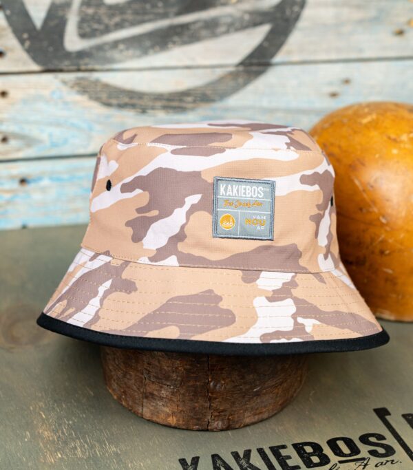 KBMH105 / Reversible Bucket Hat / Camo / Charcoal - Image 2