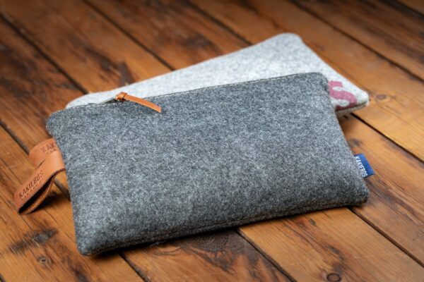 Riri plat potloot sakkie - Charcoal