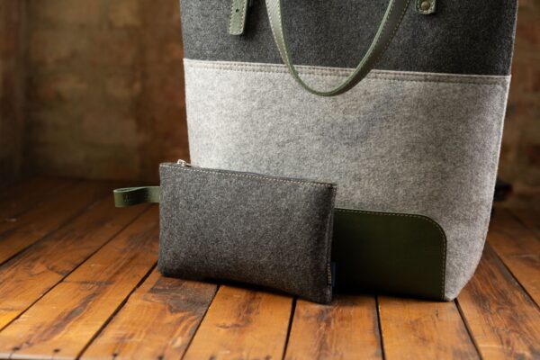 Riri Tote Handsak - Mos Groen - Image 3