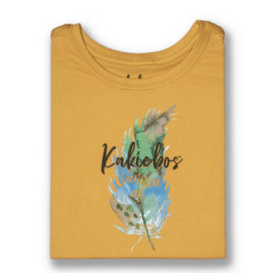 KORT MOU T-HEMP - Dusty Gold