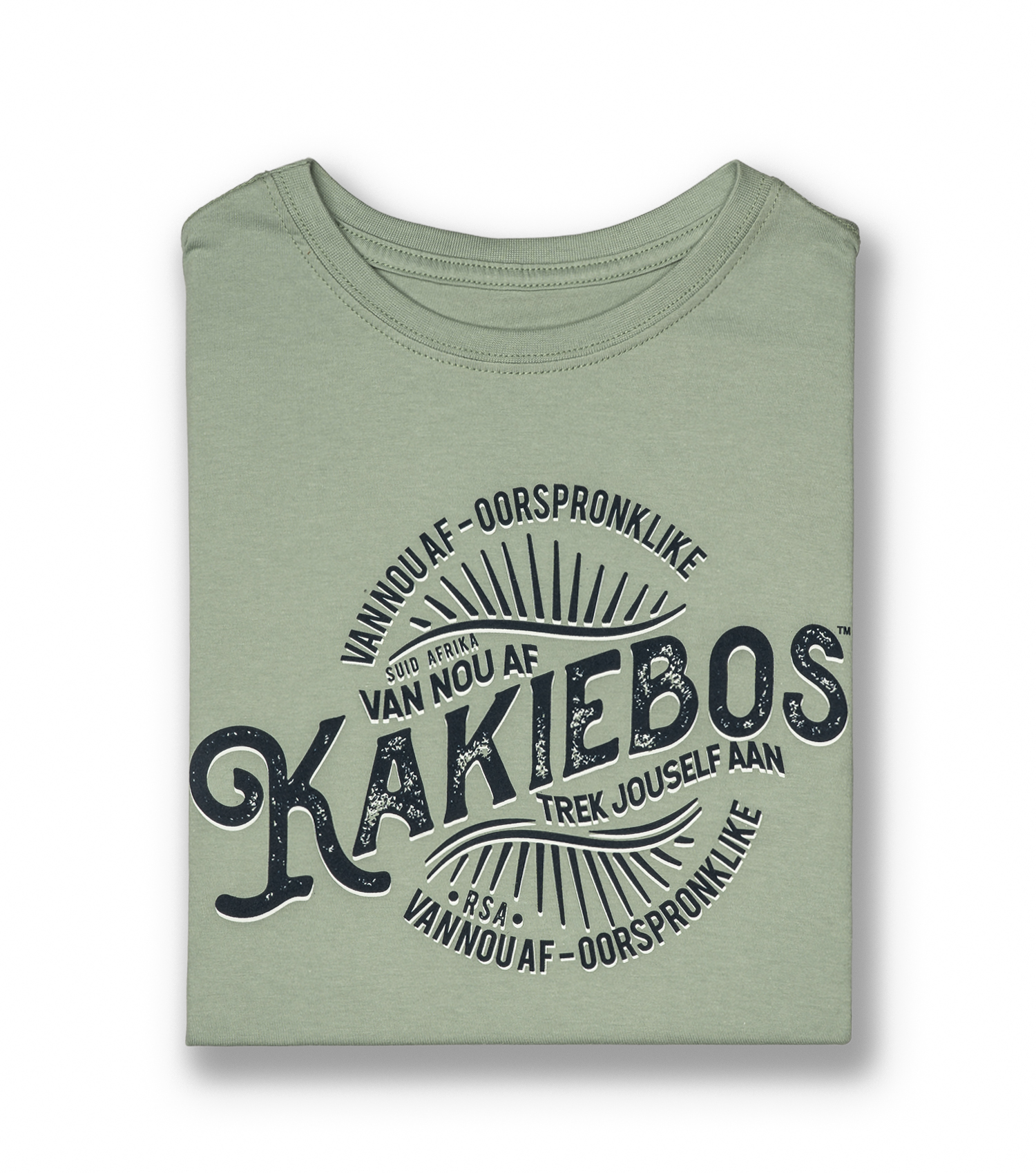 KORT MOU T-HEMP - Blou Glass