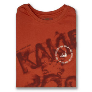 KORT MOU T-HEMP - Orange Rust