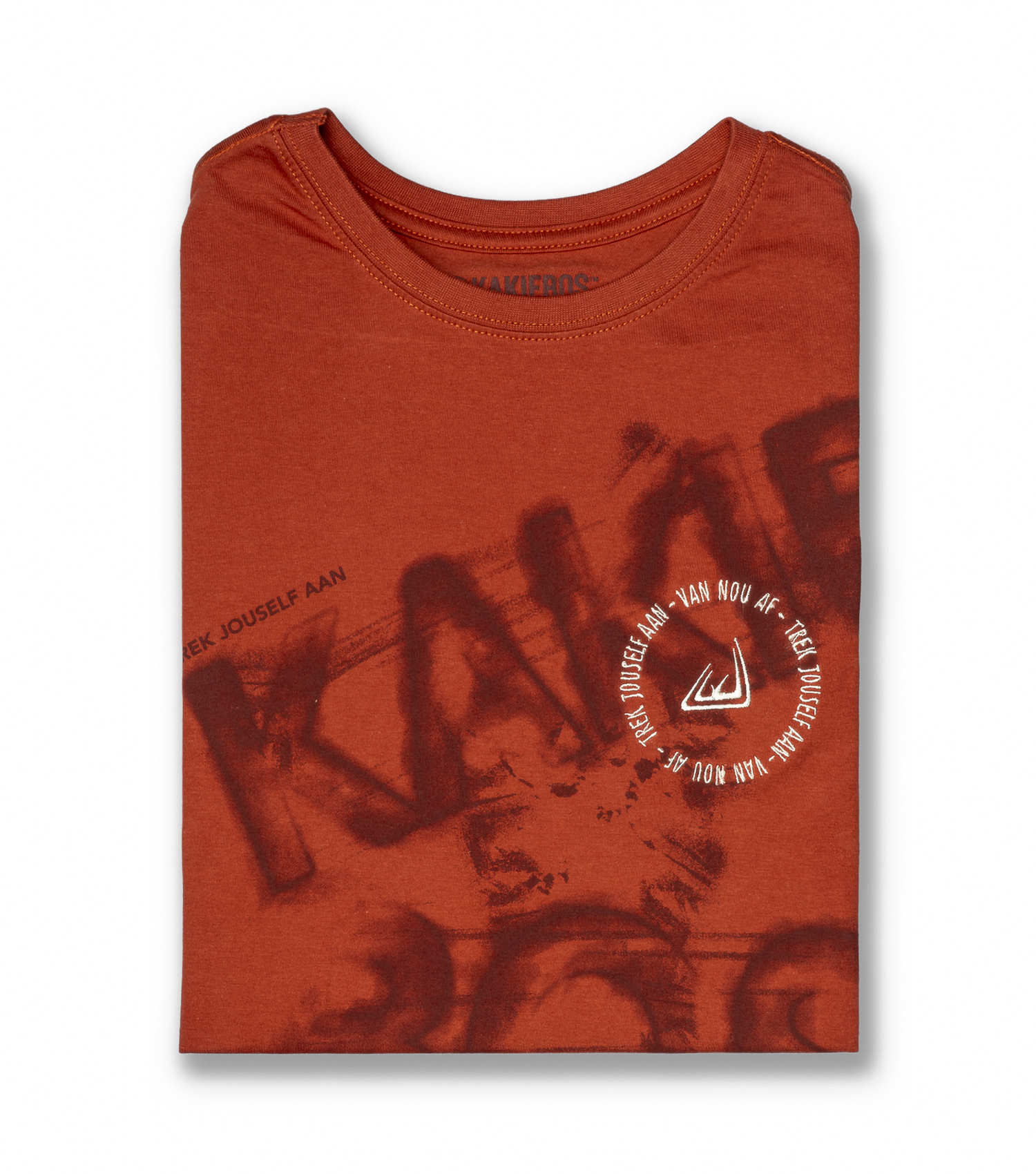 KORT MOU T-HEMP - Orange Rust