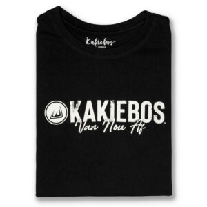 KORT MOU T-HEMP - Swart