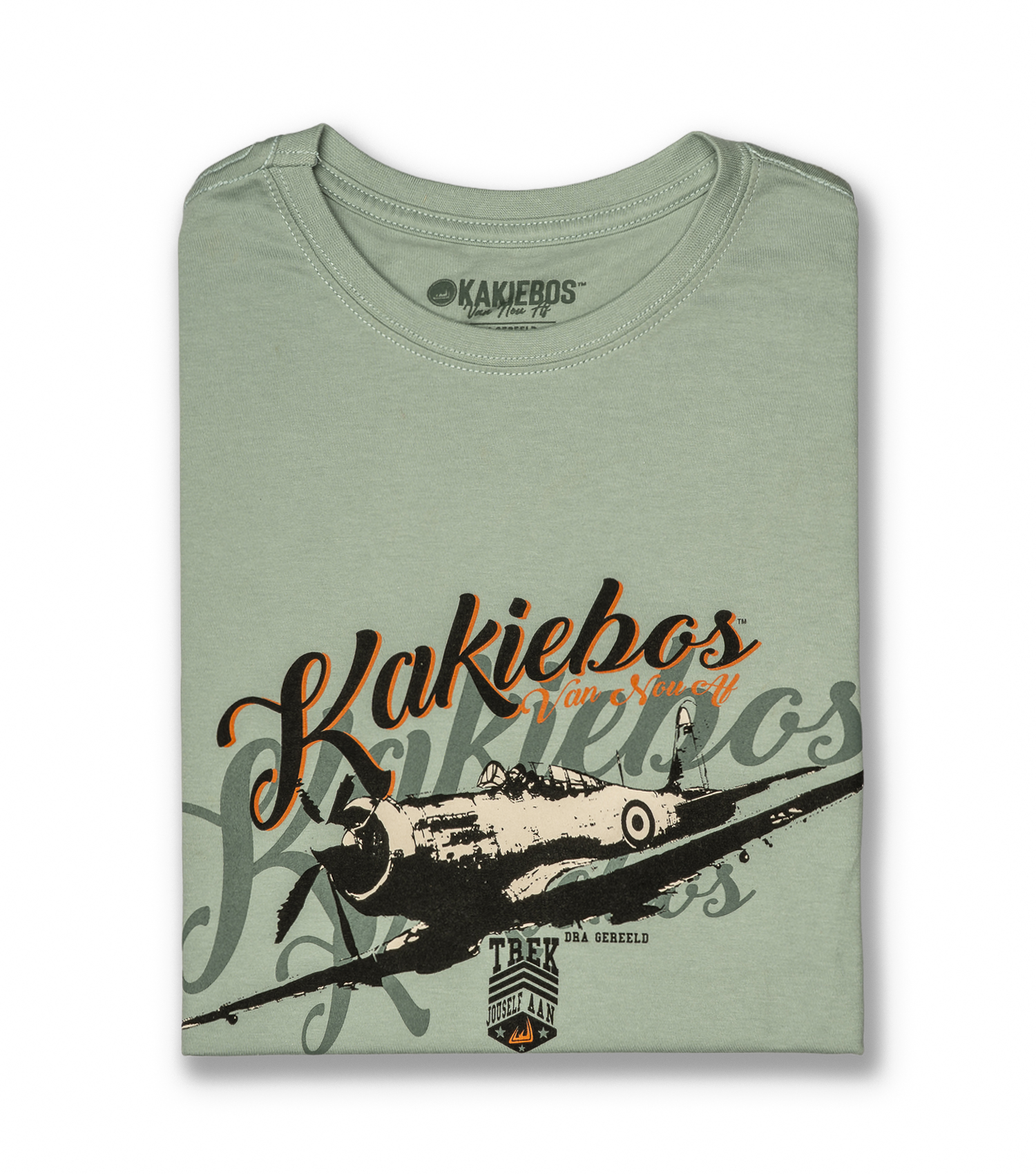 KORT MOU T-HEMP - Aquafier Lt Olive