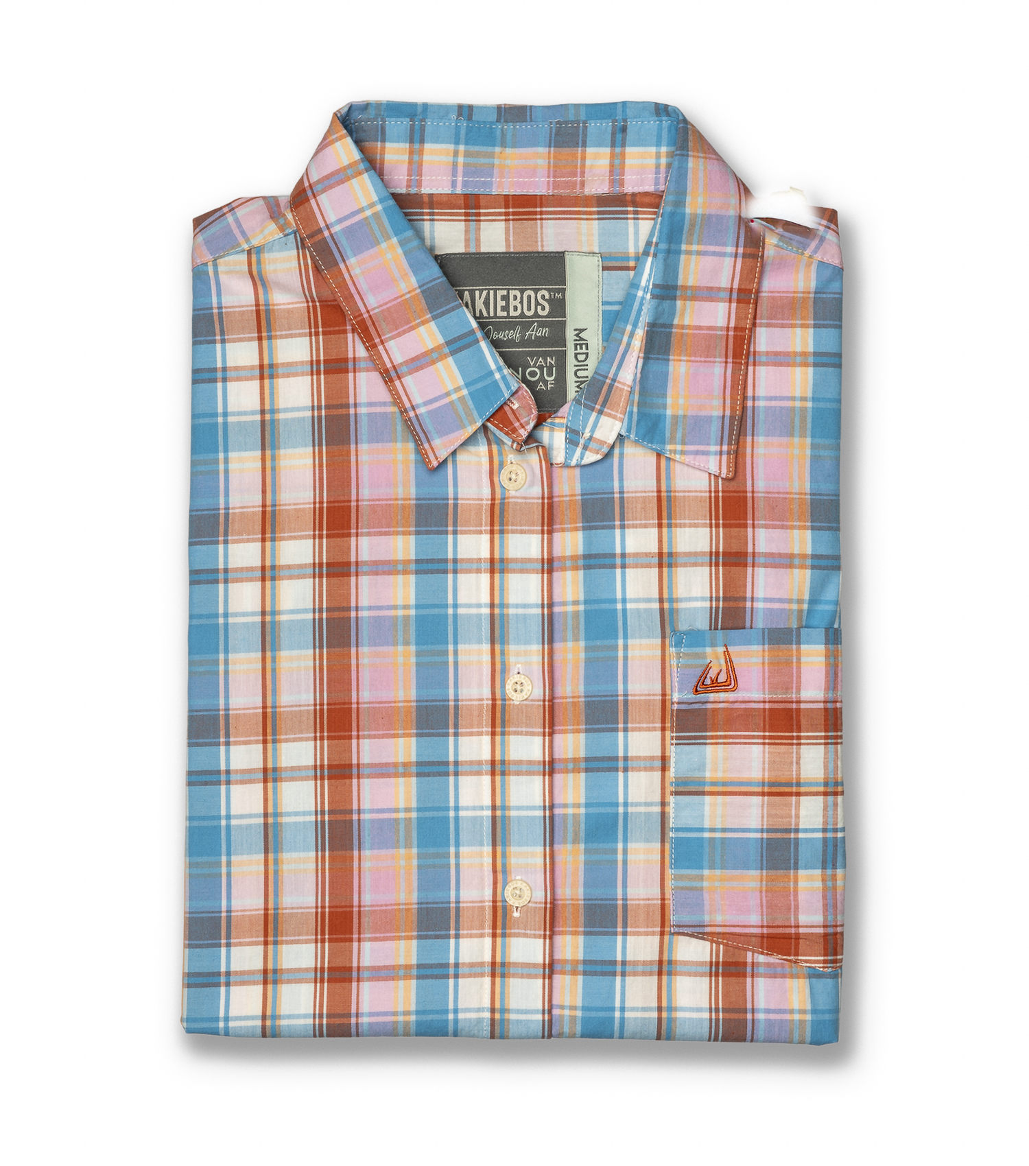 KORT MOU KNOOP HEMP - Oranje Multi