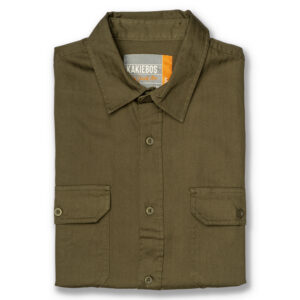 KORT MOU KNOOP HEMP - Fatigue Green