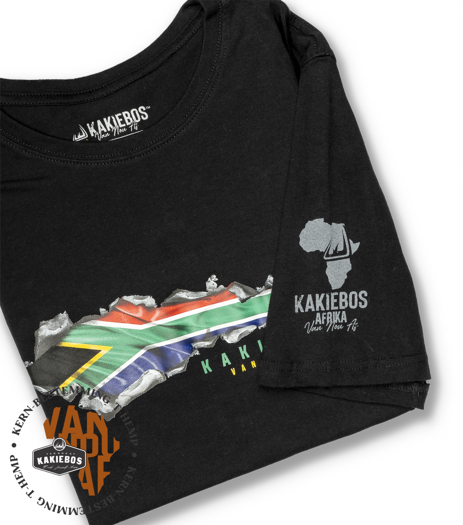 KORT MOU T-HEMP - Swart - Image 3