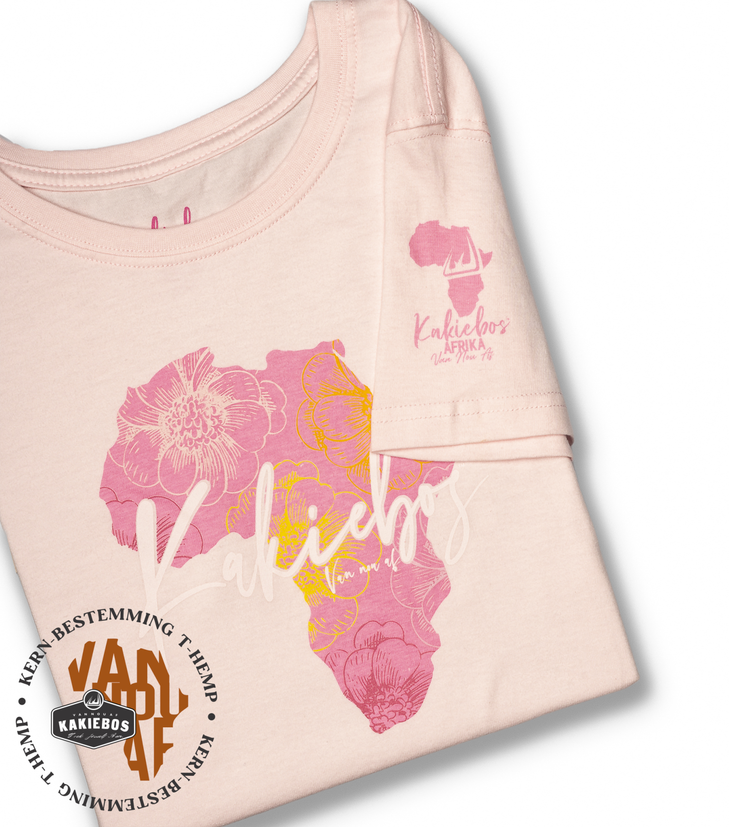 KORT MOU T-HEMP - Parfait Pienk - Image 2