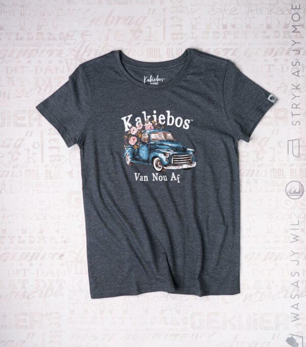 KBLT009 Kort Mou T-hemp - Charcoal Melange