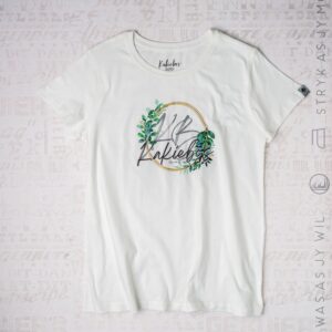 KBLT028 Kort Mou T-hemp - Whisper Wit