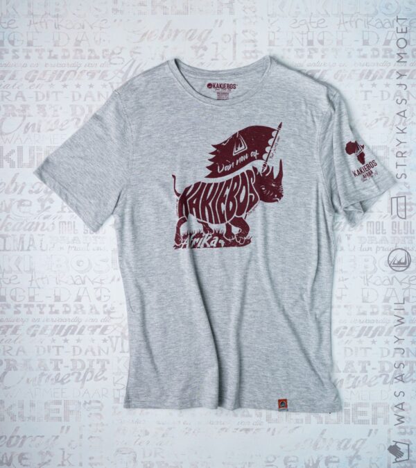 KBMT049 KORT MOU T-HEMP - Grey Melange
