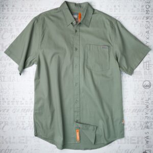 KBMS073 KORT MOU KNOOP HEMP - Olyf