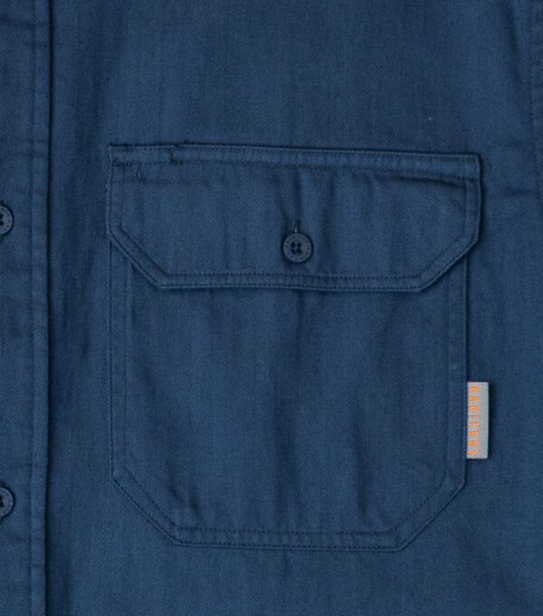 KBMS071 KORT MOU KNOOP HEMP - Navy - Image 2