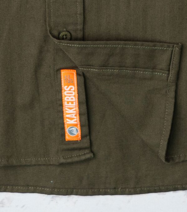 KBMS071 KORT MOU KNOOP HEMP - Fatigue Green - Image 4