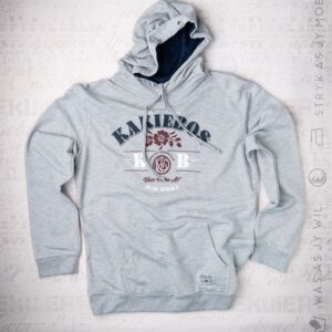 KBLF570 Dames Pullover Hoody - Grey Mel/Navy