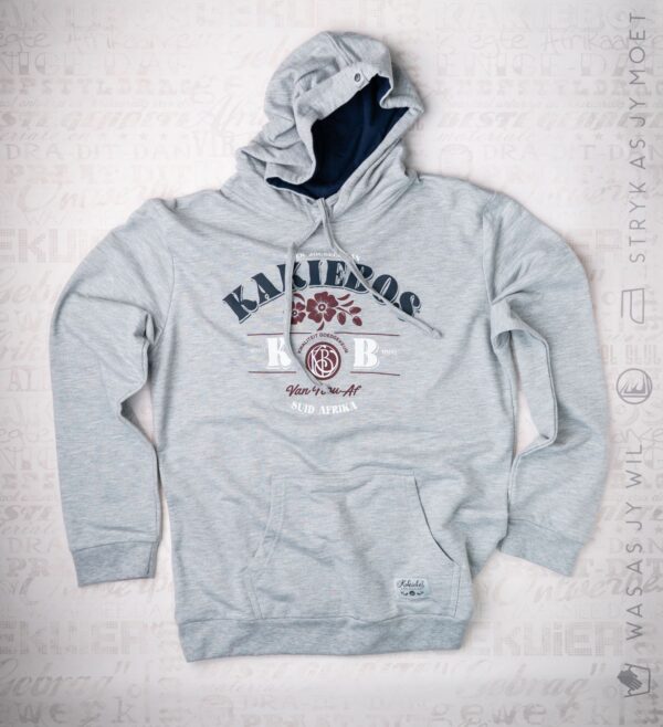 KBLF570 Dames Pullover Hoody - Grey Mel/Navy