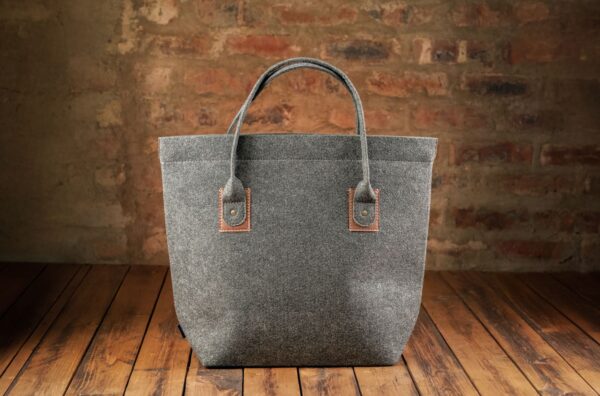 Riri Shopper Sak - Charcoal/Tabak