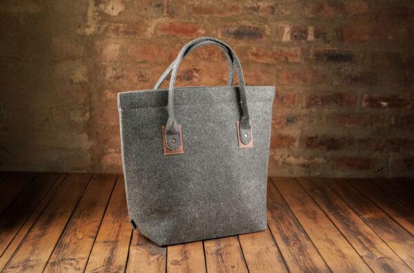 Riri Shopper Sak - Charcoal/Tabak - Image 2