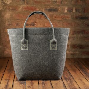 Riri Shopper Sak - Charcoal/Midnight blou