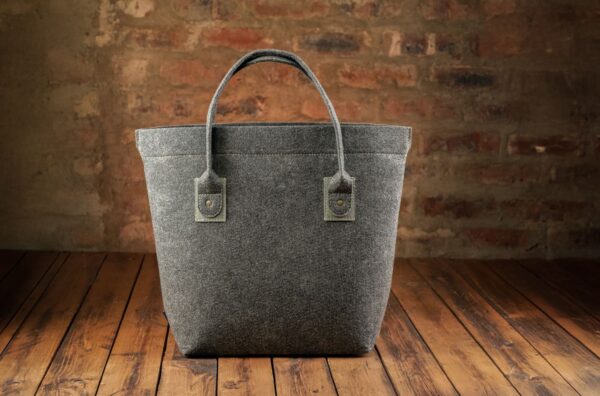 Riri Shopper Sak - Charcoal/Groen