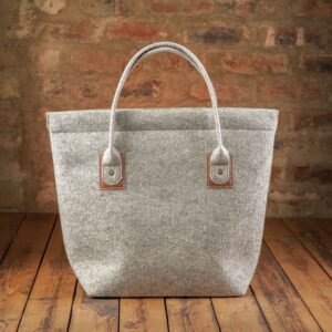 Riri Shopper Sak - Grys/Toffie