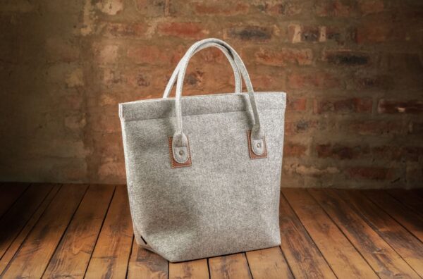 Riri Shopper Sak - Grys/Toffie - Image 2
