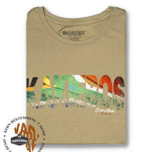 KORT MOU T-HEMP - Khaki