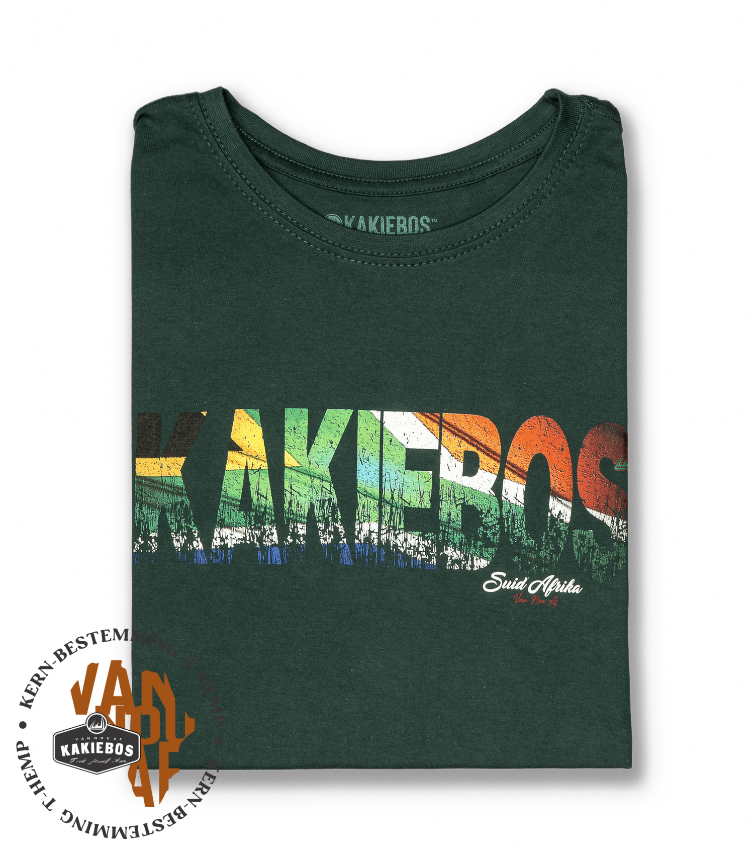 KORT MOU T-HEMP - Forest Green