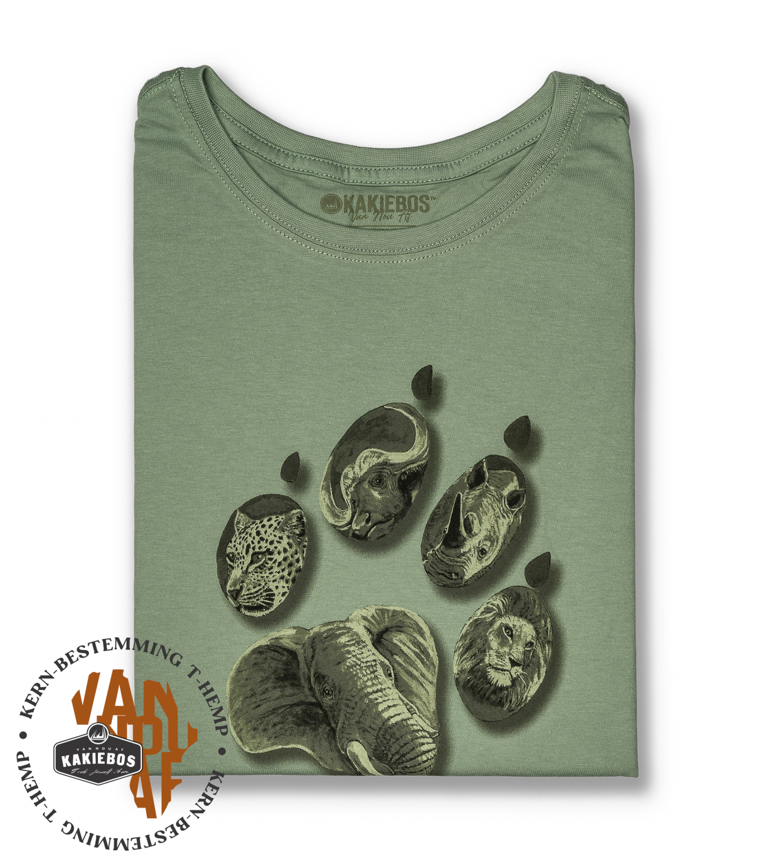 KORT MOU T-HEMP - Fatigue