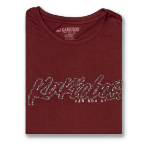 KBMT614 KORT MOU T-HEMP - Oxbloed  Rooi