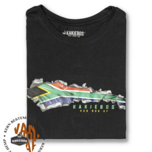 KORT MOU T-HEMP - Swart