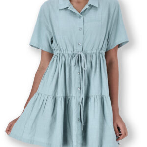 DAMES ROK - Duck Egg Slub