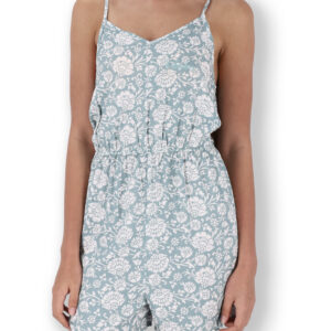 KBLD669 DAMES JUMPSUIT - Floral Green