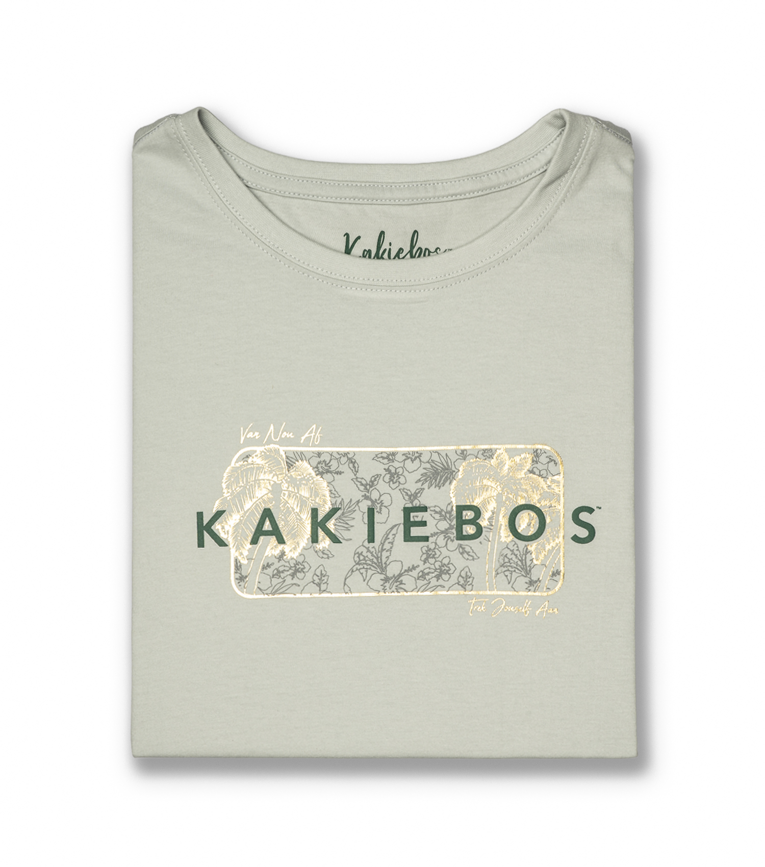 KORT MOU T-HEMP - Lig Grys