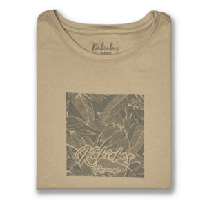 KORT MOU T-HEMP - Vintage Khaki