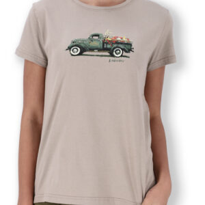 KBLT645 KORT MOU T-HEMP - Vintage Khaki