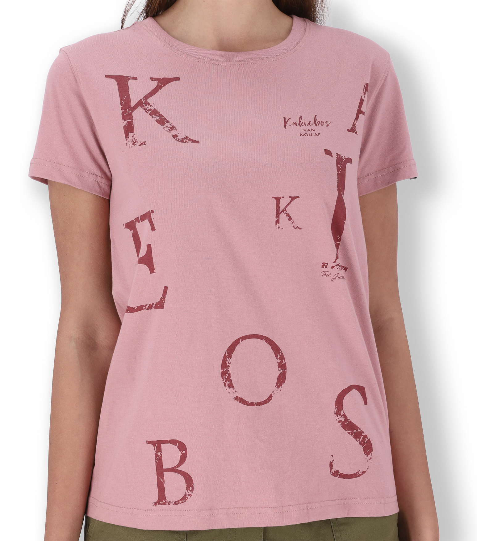 KORT MOU T-HEMP - Cosmetic Pienk