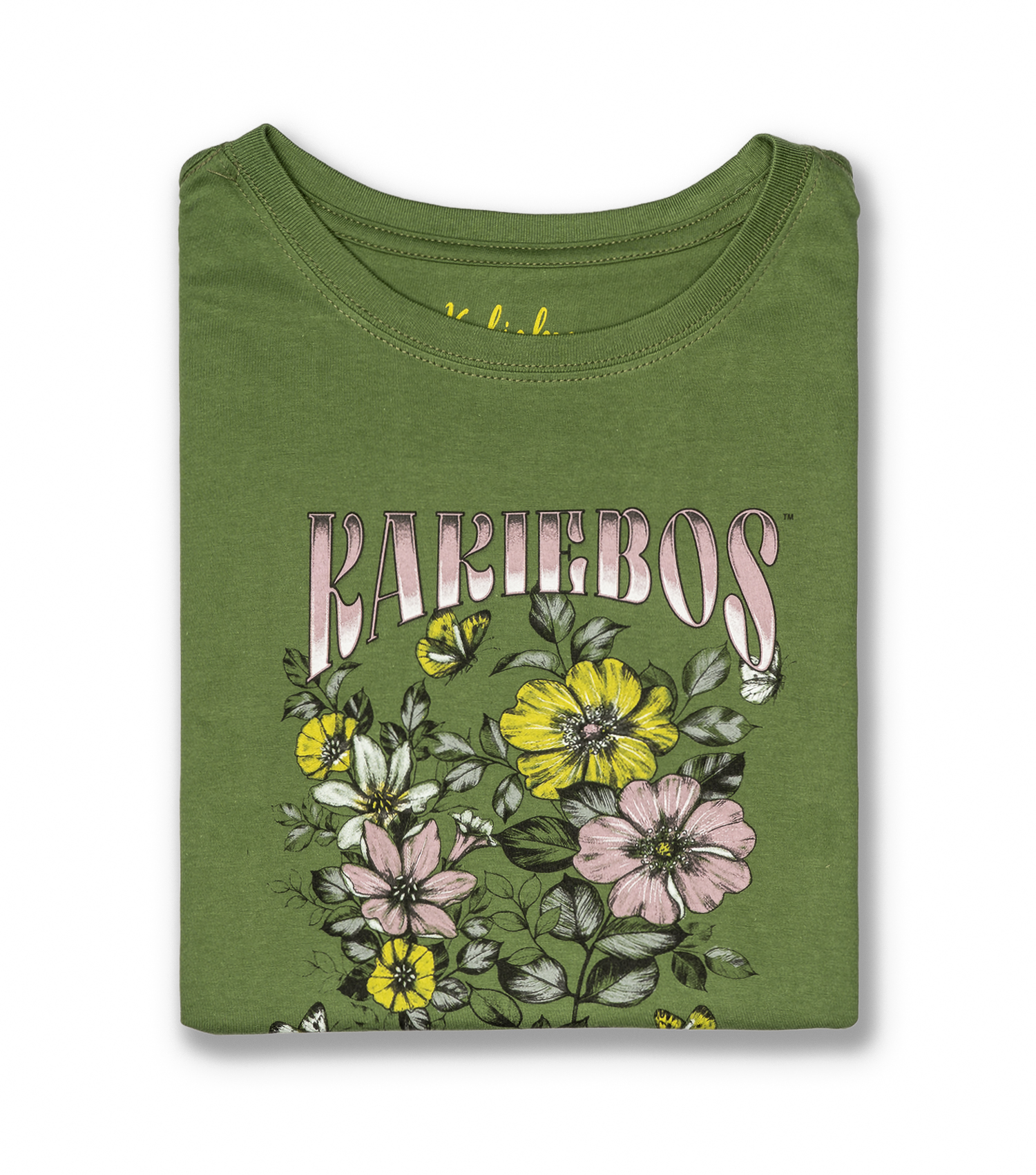 KBLT654 KORT MOU T-HEMP - Wild Green