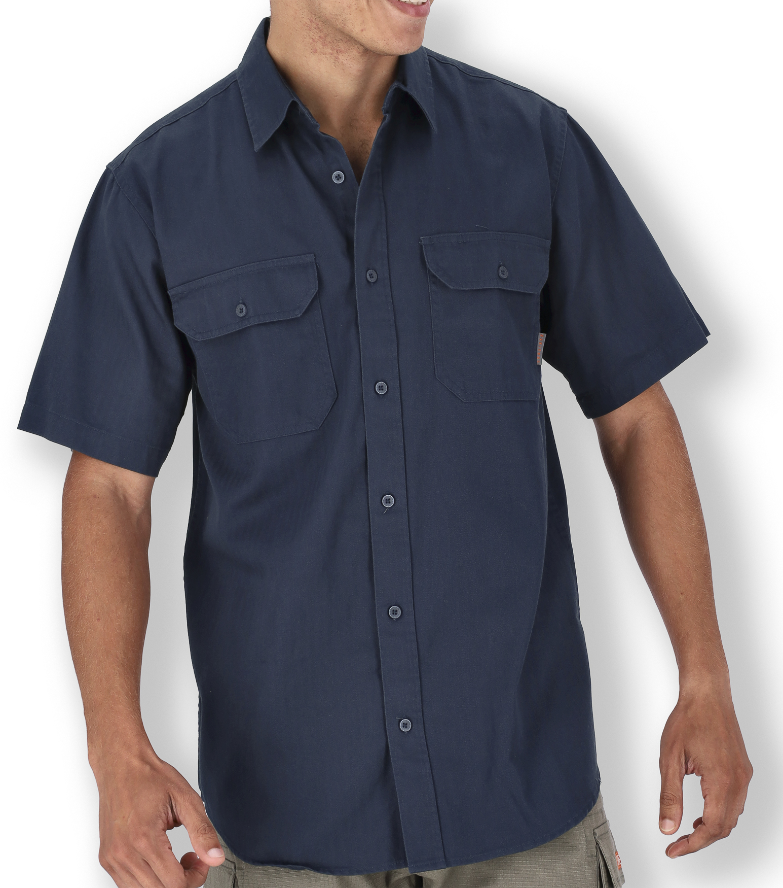 KORT MOU KNOOP HEMP - Navy