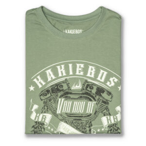 KORT MOU T-HEMP - Fatique