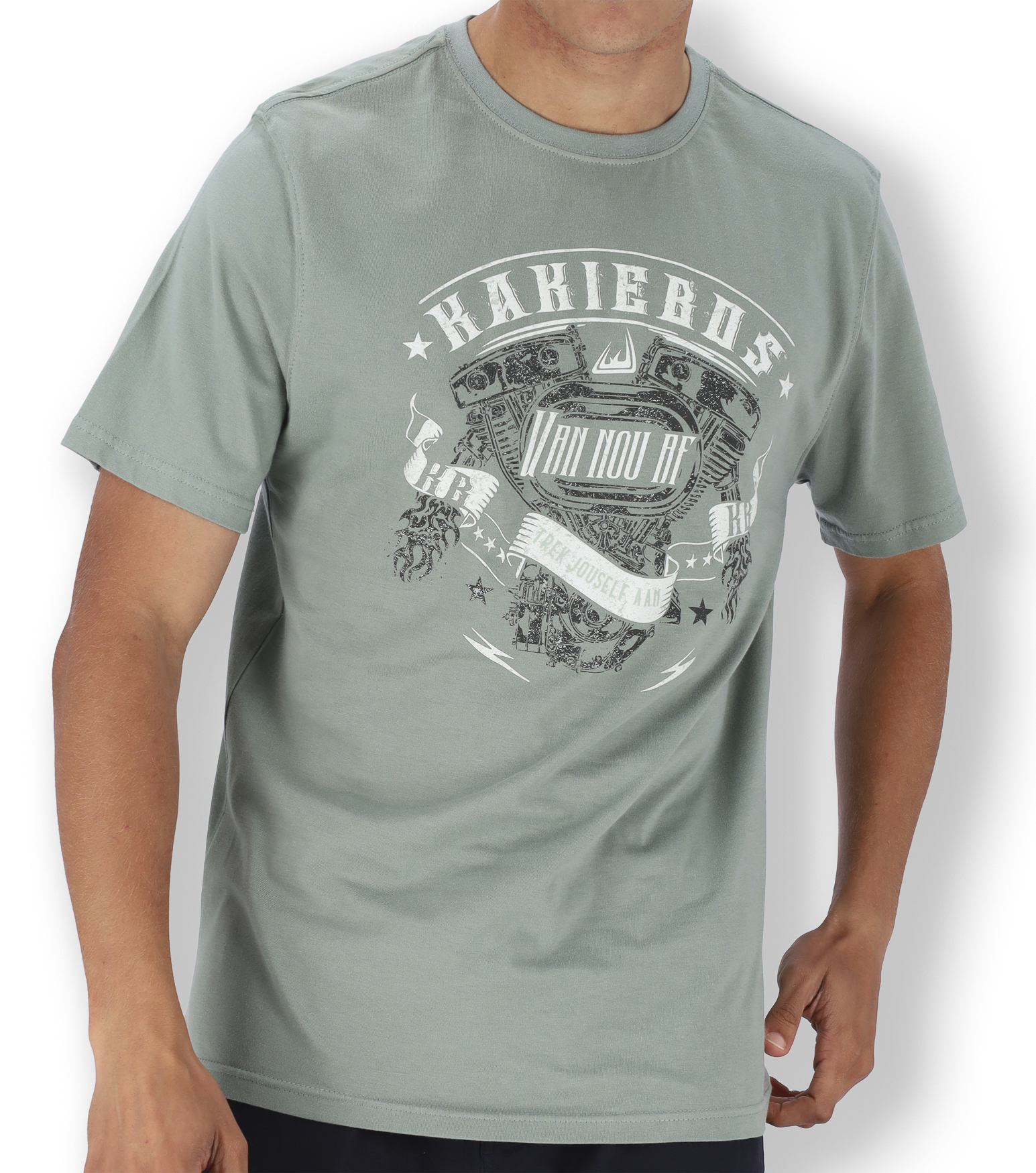 KORT MOU T-HEMP - Fatique - Image 2